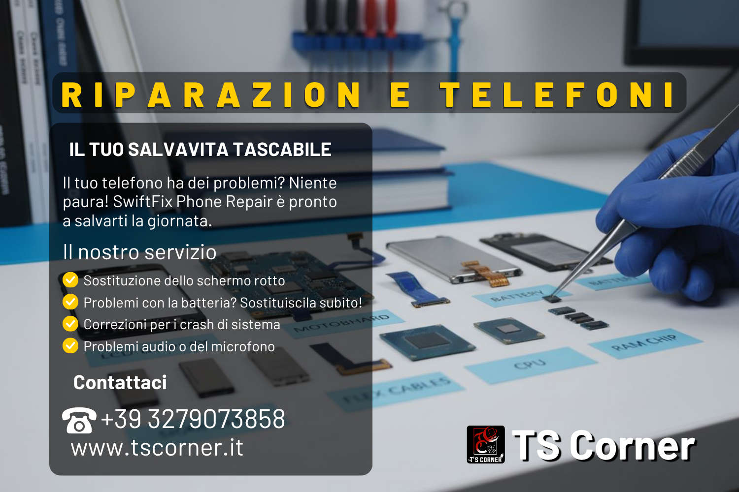 Il tuo salvavita tascabile: guida completa alla riparazione e cura dello smartphone con TS Corner