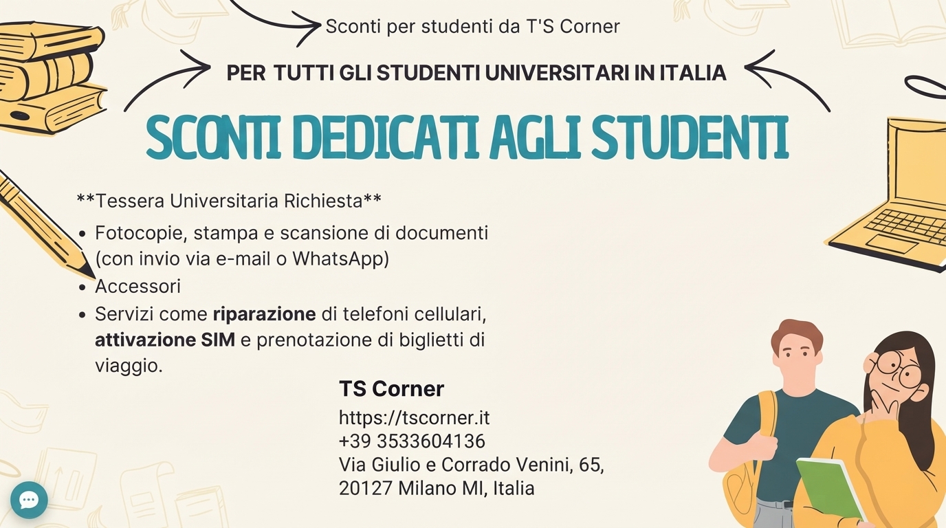 Tech, Prints, and Student Life Why Politecnico Students Love TS Corner in NoLo